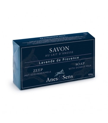 Savon au lait d'ânesse, parfum  lavande