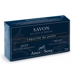 Savon au lait d'ânesse capucine du jardin