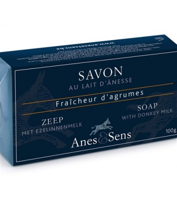 Savon au lait d'ânesse fraicheur d'agrumes