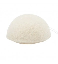 Eponge Konjac Nettoyante Visage Blanche