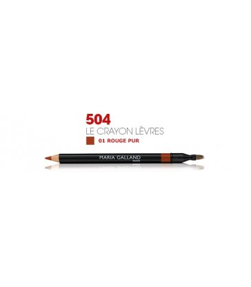 Le Crayon Lèvres 504 Maria Galland - 01 Rouge Pur