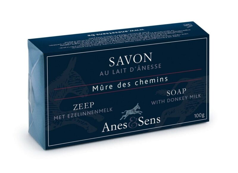 Savon au lait d'ânesse mûre de chemins