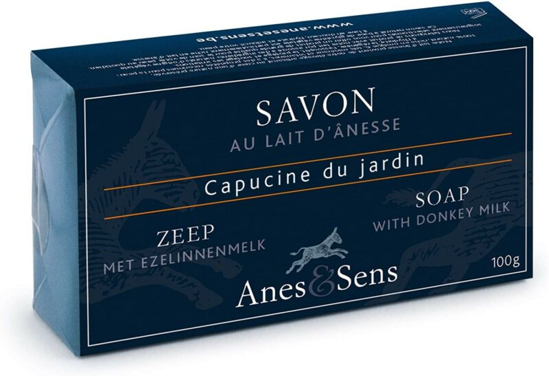 Savon au lait d'ânesse capucine du jardin