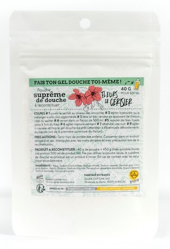 Recharge 3 doses Suprême de douche Fleurs de cerisier STEP-ONE