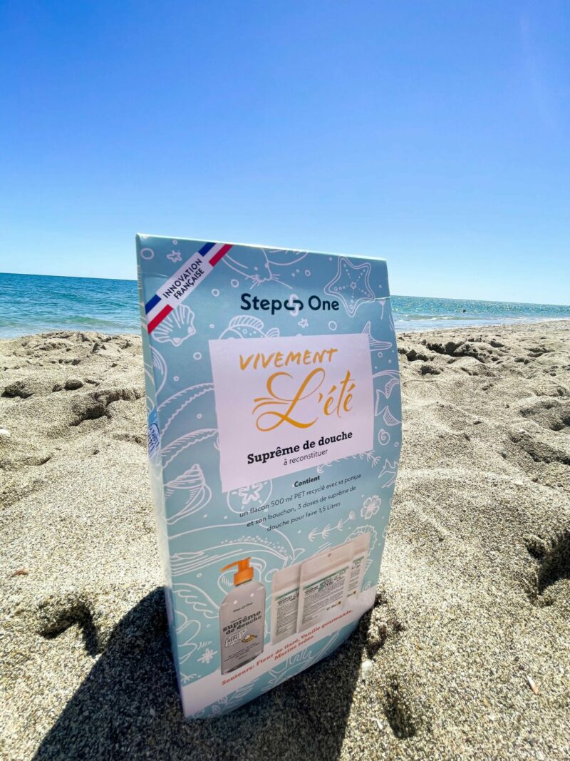 Coffret Suprême de douche - Senteurs Fleurs de tiaré (Monoï), Vanille gourmande et Marine iodée STEP-ONE