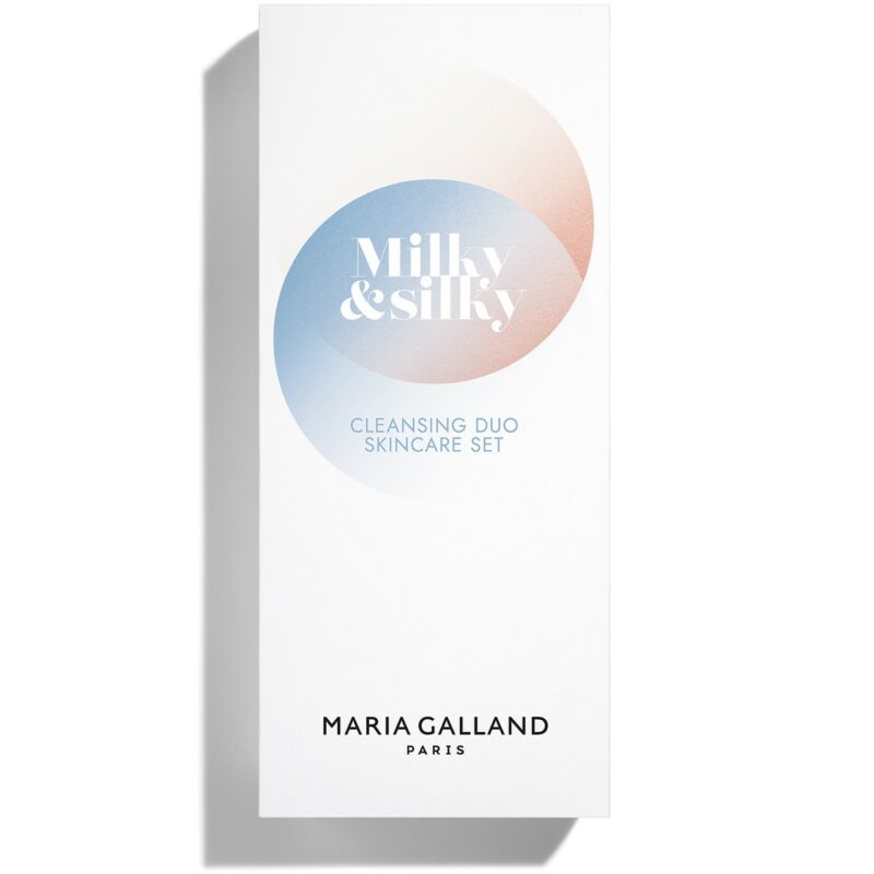Coffret Duo 2 X 400 ml Lait Démaquillant Douceur N°61 + une Lotion Soyeuse N°64 Maria Galland
