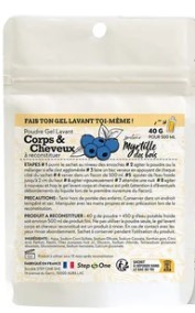 Recharge 2 EN 1 Gel lavant Corps & Cheveux - Myrtilles des bois STEP-ONE