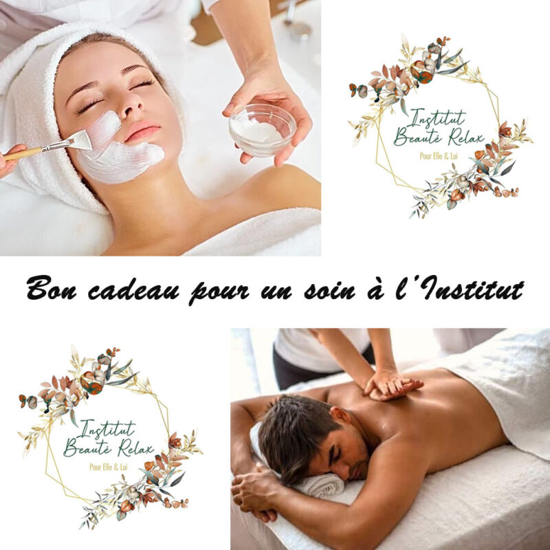Bon cadeau pour un soin à l'institut Beauté Relax